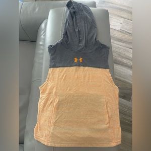 Youth Sm sleeveless and Hooded T